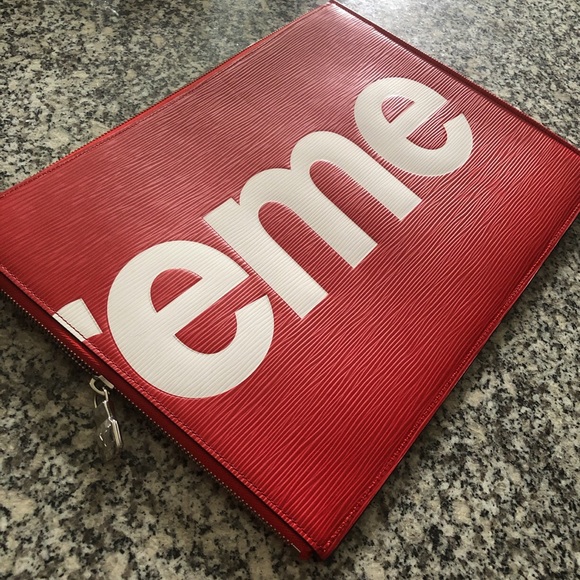 L Louis Vuitton Supreme Pochette Jour Epi Leather - Picture 4 of 7